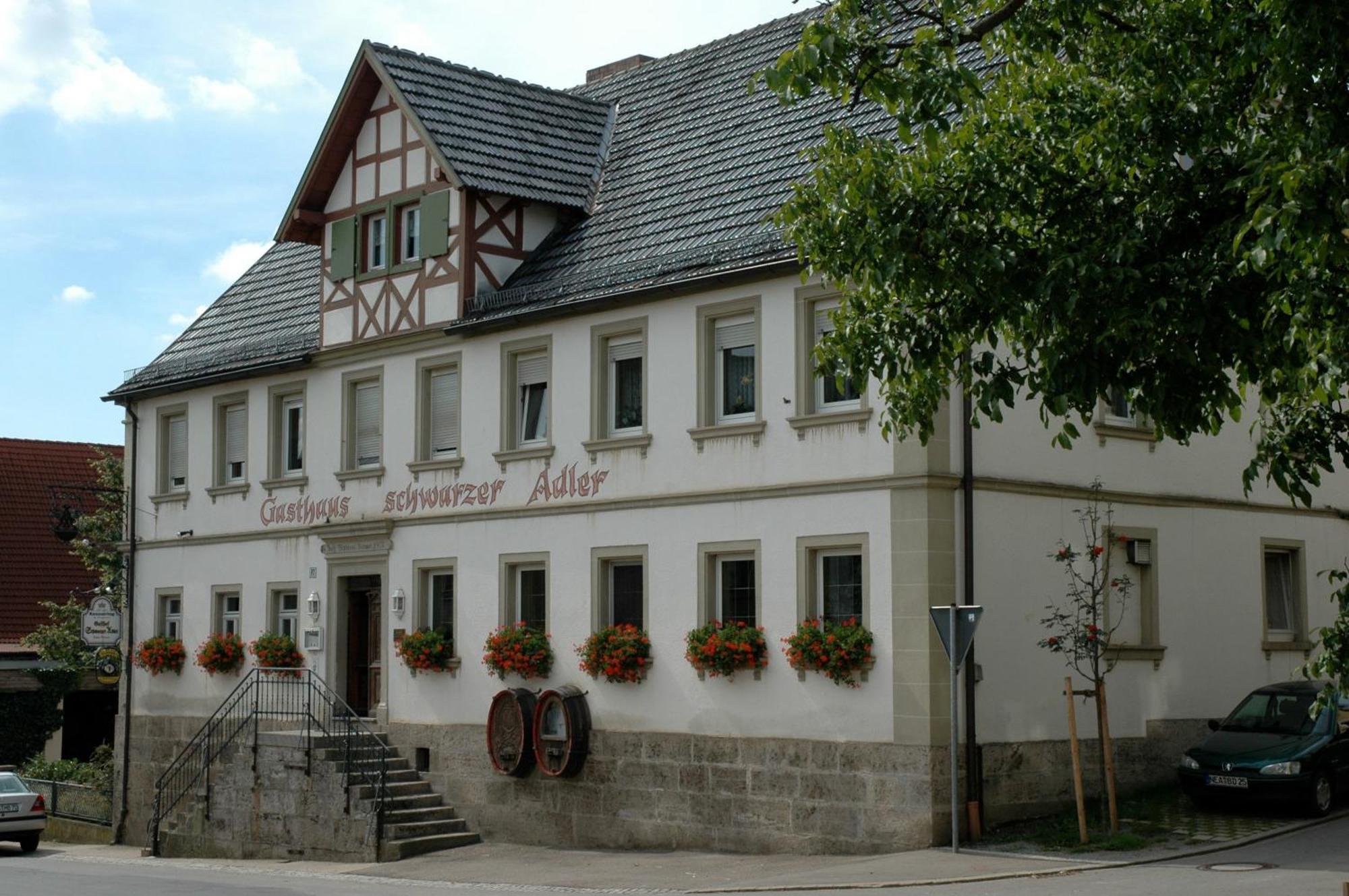 Landgasthof Zum Schwarzen Adler Markt Nordheim Extérieur photo
