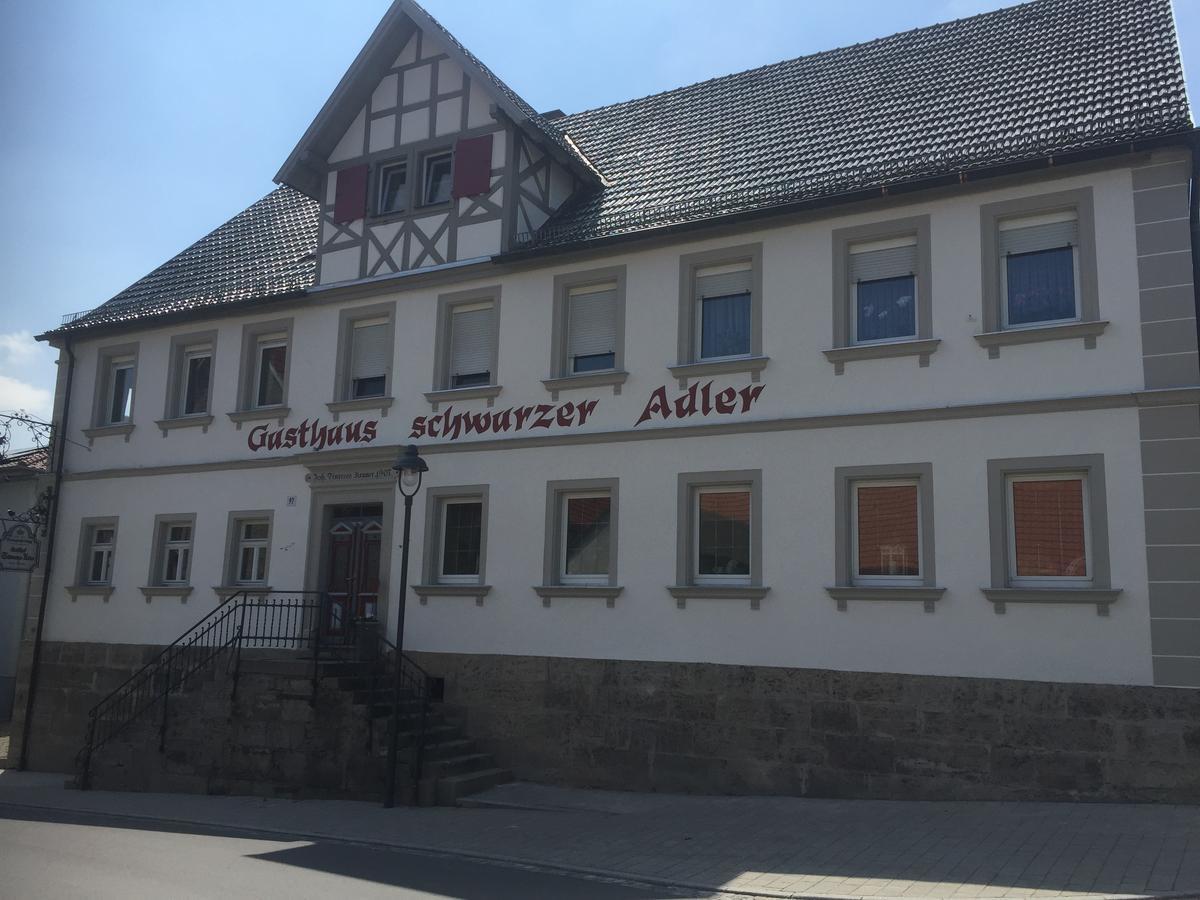 Landgasthof Zum Schwarzen Adler Markt Nordheim Extérieur photo